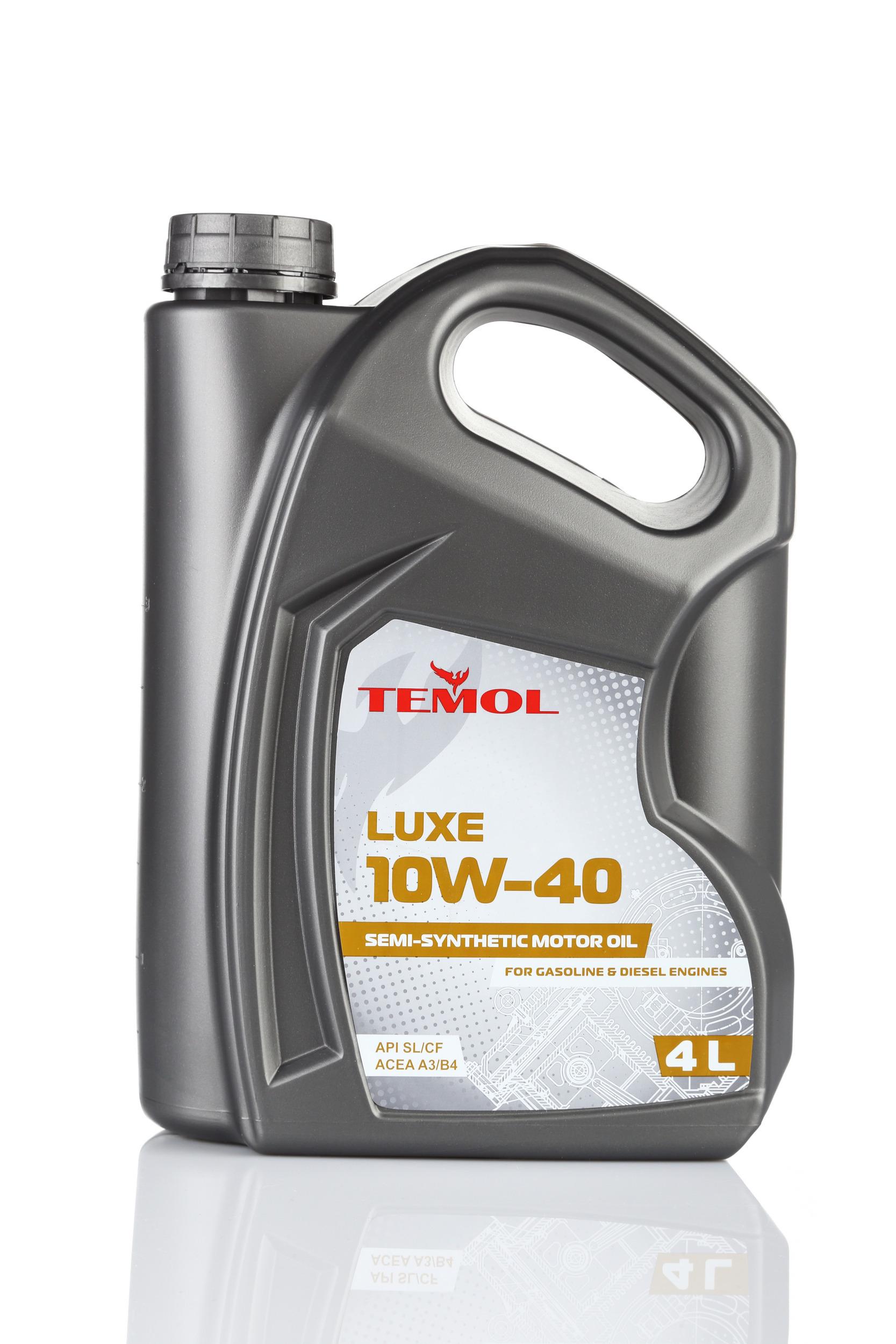 Моторна олива TEMOL LUXE 10W-40 4 л (T-L10W40-4L)