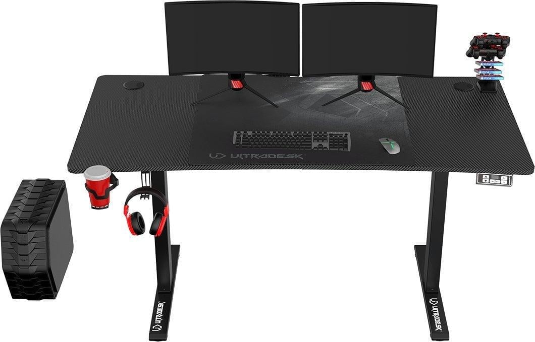 Комп'ютерний стіл для геймерів Ultradesk Level V2 (UDESK-LVA-BB) - фото 3