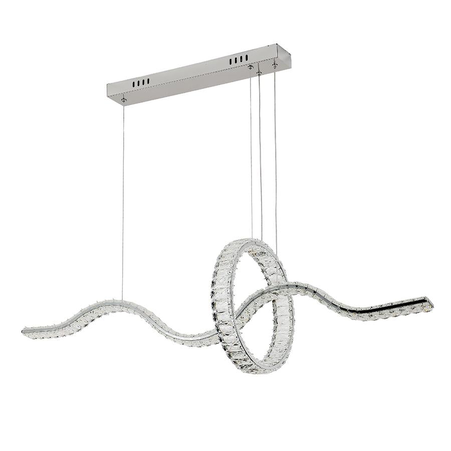 Люстра підвісна кришталева декоративна LED Levistella 799L8921 1200 CH Хром (137806) Люстра підвісна кришталева декоративна LED Levistella 799L8921 1200 CH Хром (137806)