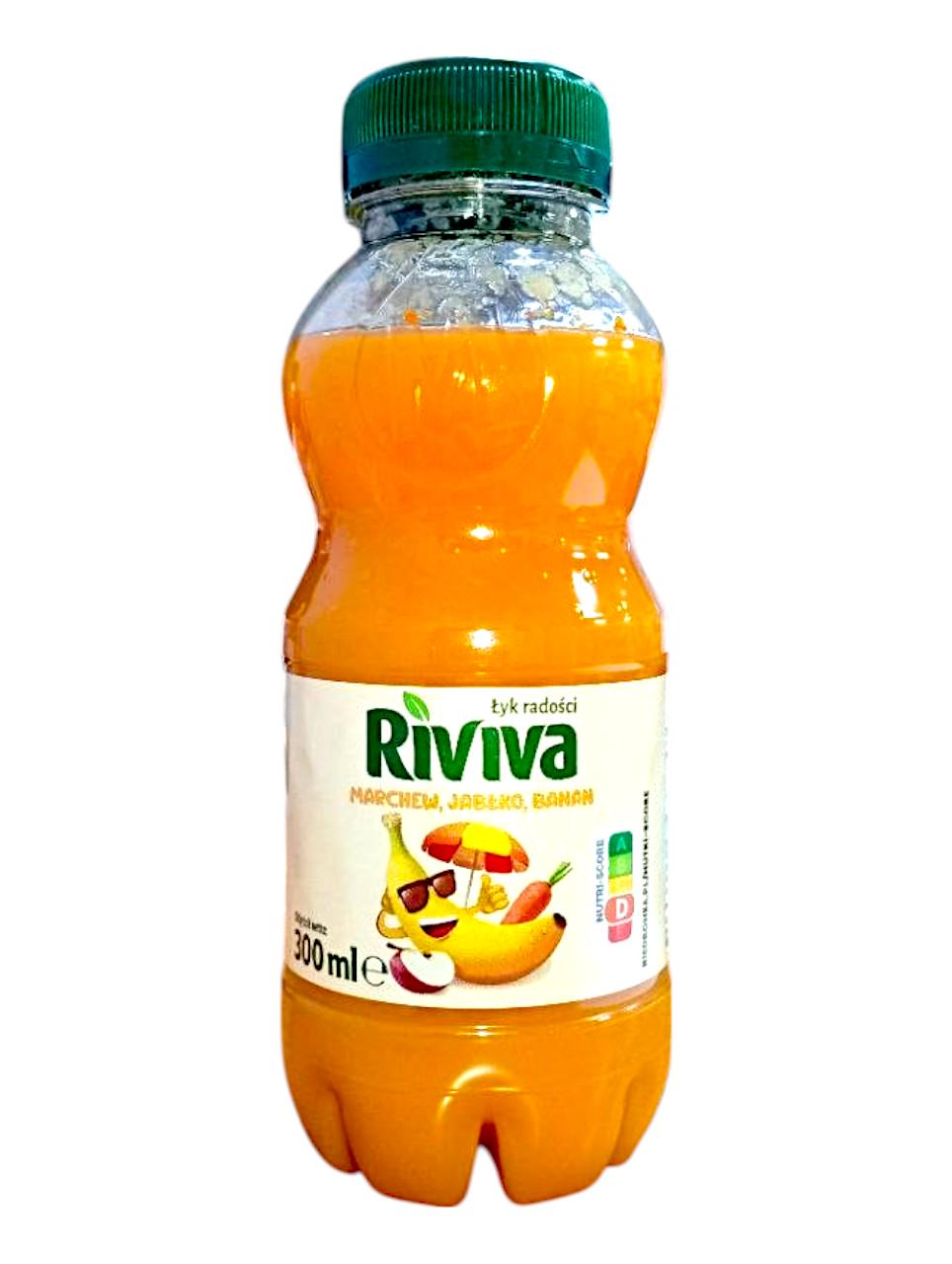 Сок Riviva Банан Яблоко Морковь 300 мл (27196526)