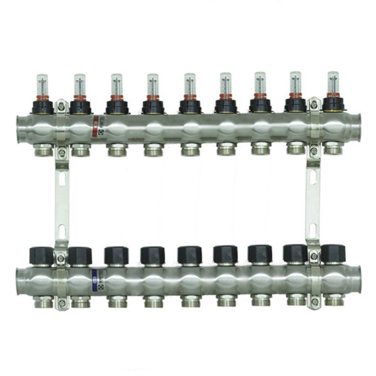 Коллектор Raftec с расходомерами 1"х9 (SW-55870)