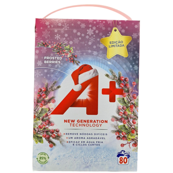 Пральний порошок A+ Морозні ягоди Лімітована серія 4,8 кг 80 прань