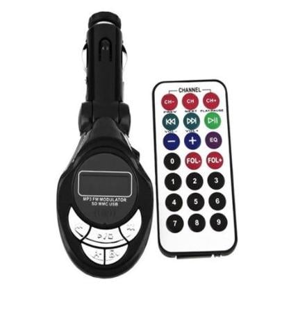 FM-модулятор автомобильный Sertec FM-110 Черный