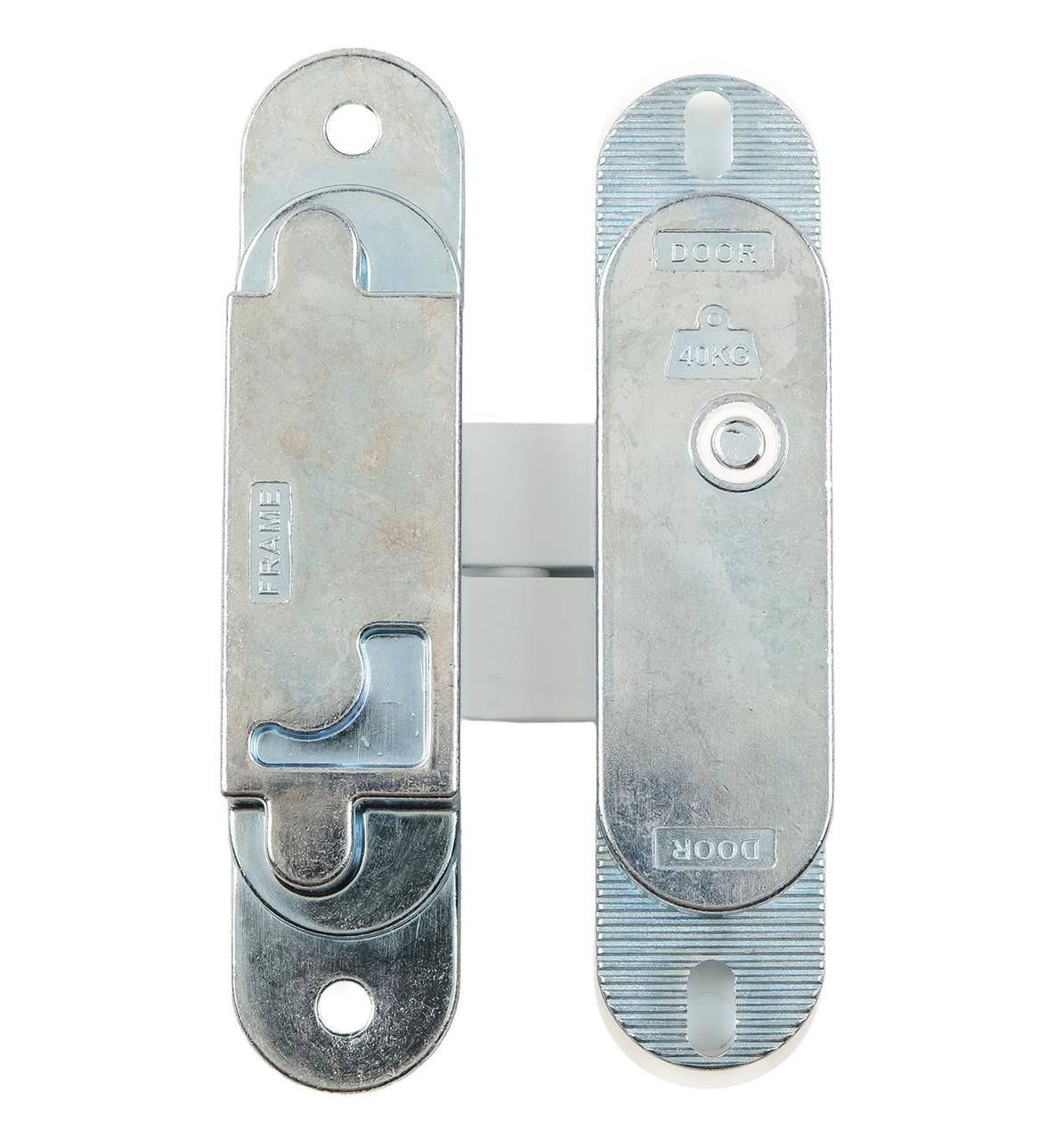 Петля скрытая Profitlock PL140 3D 24x110 мм для дверей 40 кг Белый матовый (PL140.WH) - фото 3 Петля скрытая Profitlock PL140 3D 24x110 мм для дверей 40 кг Белый матовый (PL140.WH) - фото 3