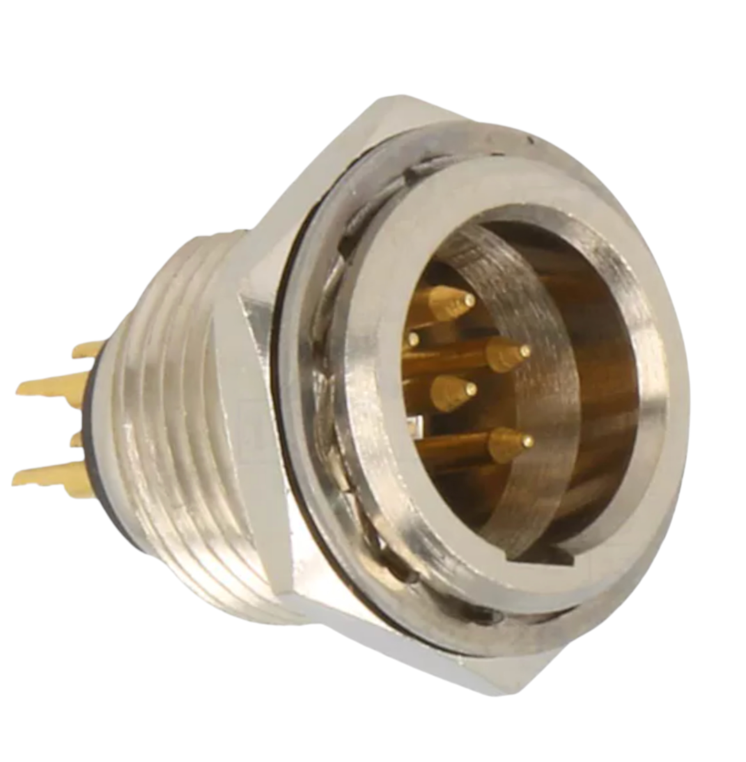 Панельний штекер Moco mini XLR SA108-6P з фіксацією 6-контактний для сигнального під'єднання в студіях (000049392_2) Панельний штекер Moco mini XLR SA108-6P з фіксацією 6-контактний для сигнального під'єднання в студіях (000049392_2)