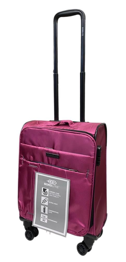 Чемодан маленькая ручная кладь Bordlite JB2068 полиэстер S Малиновый - фото 1 Чемодан маленькая ручная кладь Bordlite JB2068 полиэстер S Малиновый - фото 1
