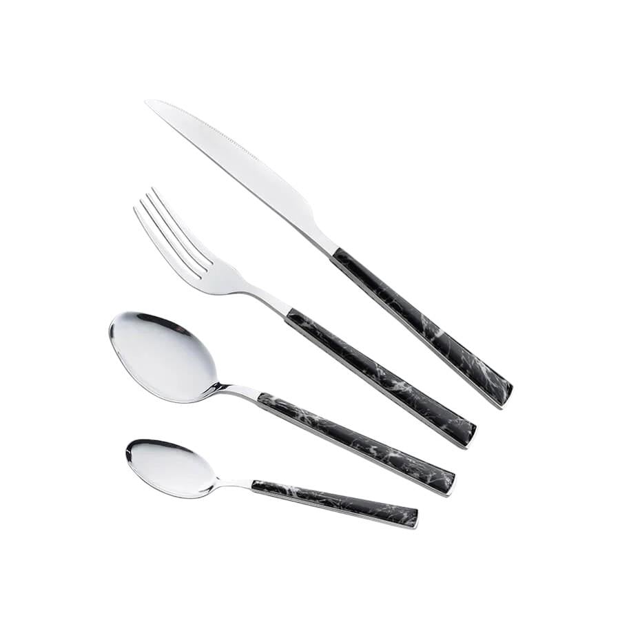 Набор столовых принадлежностей Maestro MR1535B-24 Фраже 24 предмета нержавеющая сталь 18/10 Black (F_MR1535B/24Black)