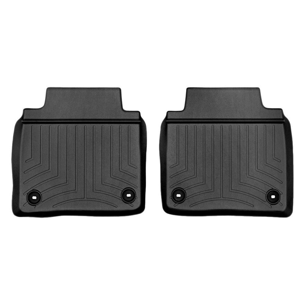 Килимки в салон WeatherTech для Lexus LS 460 2012- з бортиком LONG задні Чорний (445143)