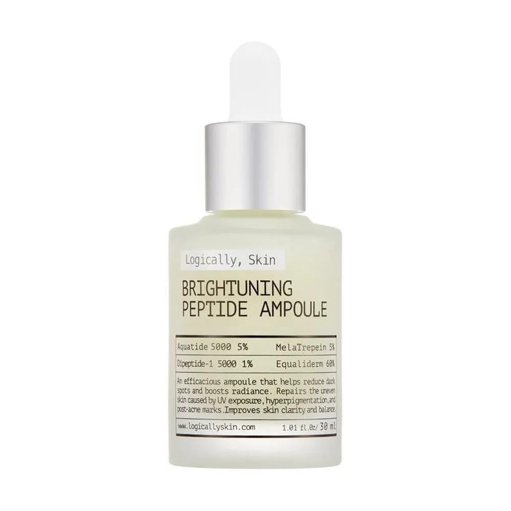 Сыворотка пептидная против пигментных пятен и неровного тона Logically Skin Brightuning Peptide Ampoule 30 мл