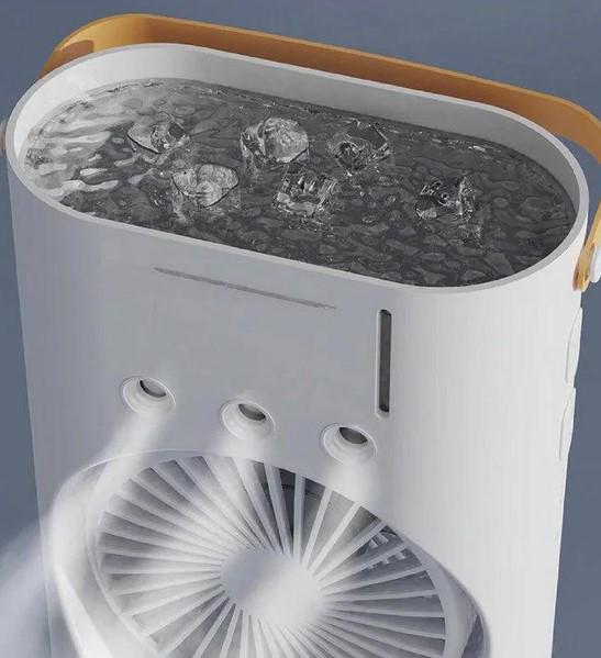 Вентилятор настільний з охолодженням Double-ended Spray Fan з LED підсвічуванням/3 швидкості та пультом ДК (2104618502) - фото 5 Вентилятор настільний з охолодженням Double-ended Spray Fan з LED підсвічуванням/3 швидкості та пультом ДК (2104618502) - фото 5