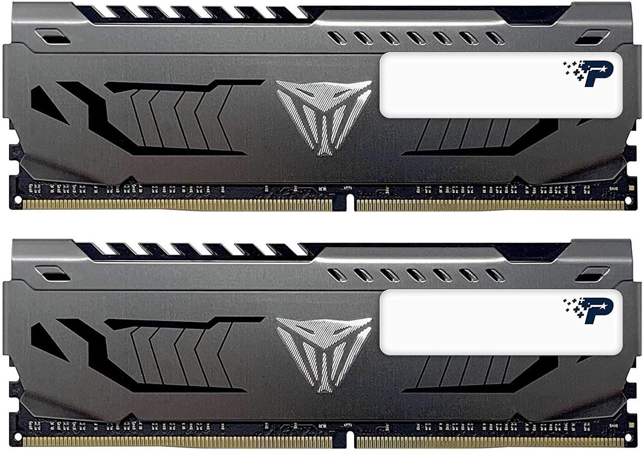 Оперативна пам'ять для ПК Patriot 64 GB 2x32 GB DDR4 3600 MHz Viper Steel (PVS464G360C8K) Оперативна пам'ять для ПК Patriot 64 GB 2x32 GB DDR4 3600 MHz Viper Steel (PVS464G360C8K)
