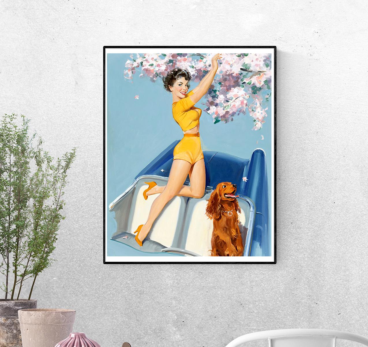 Постер Весенние цветы. Билл Мэдкалф формат А-4 (pin_up2135011_Poster)