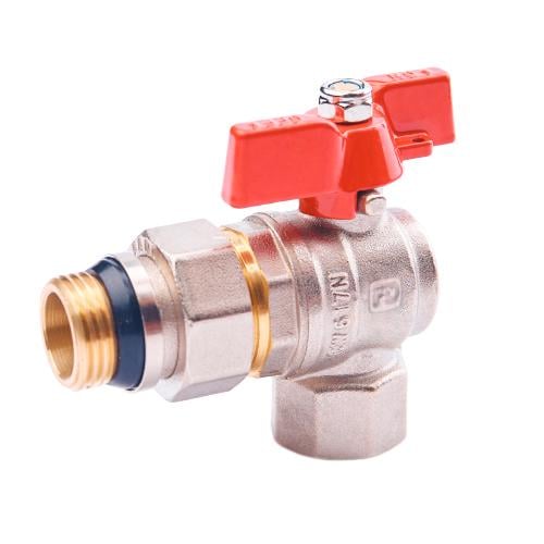 Кран шаровой со сгоном угловой FADO PN40 25 1" ВЗ (FD-KU3)