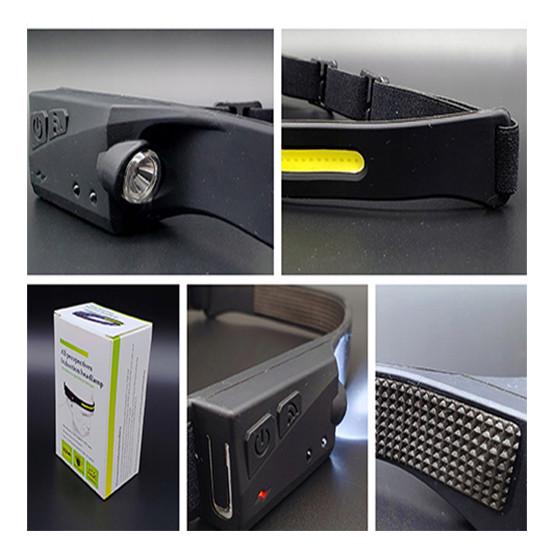 Фонарь налобный BL-G28 Type-C/сенсорный с датчиком движения (1942439828) - фото 7