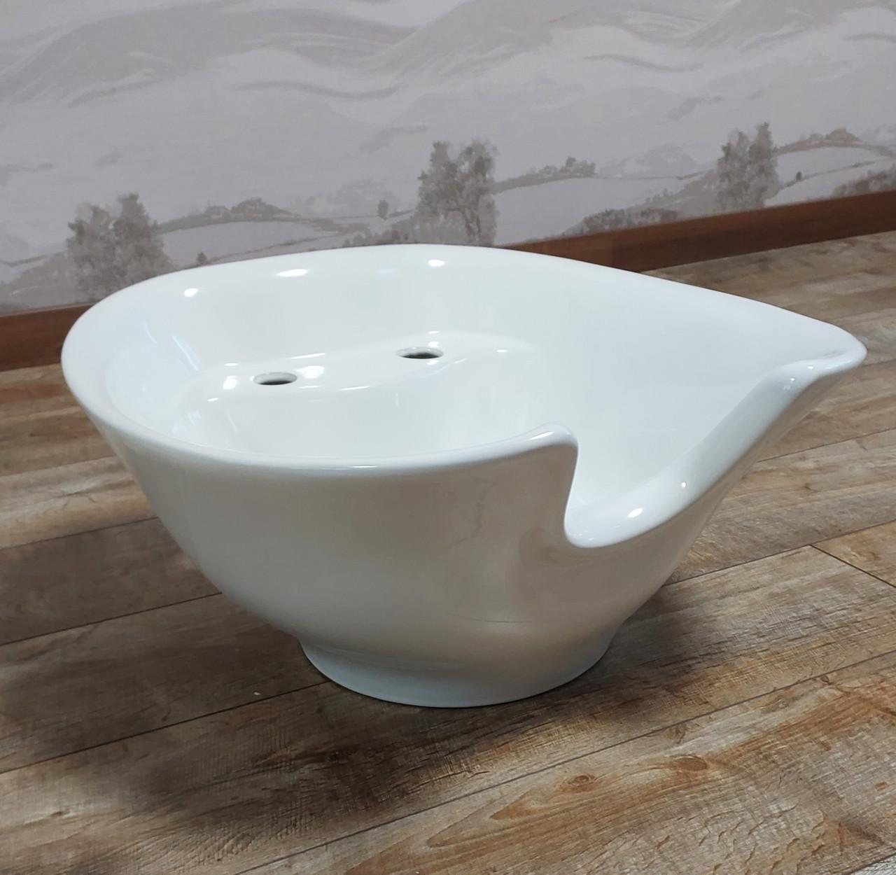 Раковина к парикмахерской мойке ДенІС professional Rumba 0331 керамическая Белый (1453071346) - фото 3 Раковина к парикмахерской мойке ДенІС professional Rumba 0331 керамическая Белый (1453071346) - фото 3