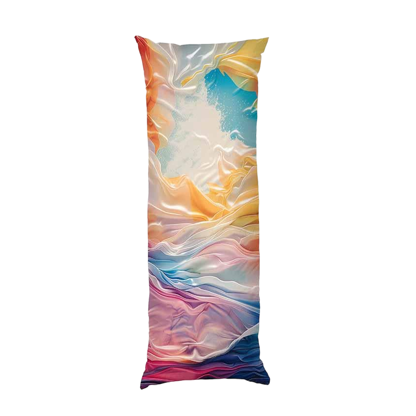 Подушка дакимакура Multicolored clouds Art габардин 120х40 см (113856-1)
