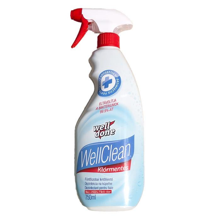 Дезінфікуючий засіб для ванної кімнати Well Done Bathroom Disinfection 750 мл без хлору (1924436599) Дезінфікуючий засіб для ванної кімнати Well Done Bathroom Disinfection 750 мл без хлору (1924436599)