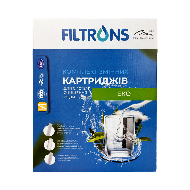 Комплект картриджей для обратного осмоса Filtrons EKO (5449)