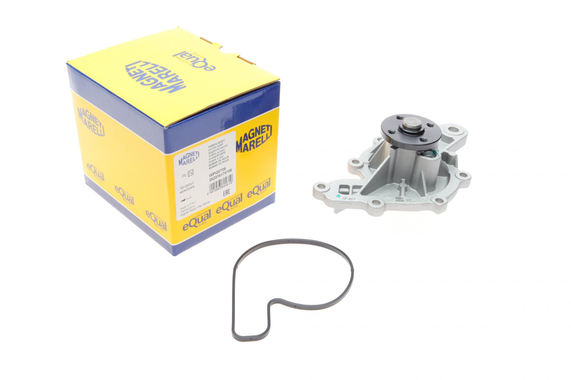Насос воды MAGNETI MARELLI Smart Fortwo/City-Coupe/Roadster/Cabrio 0.6/0.7i/0.8CDI 98- WPQ0706 - 352316170706