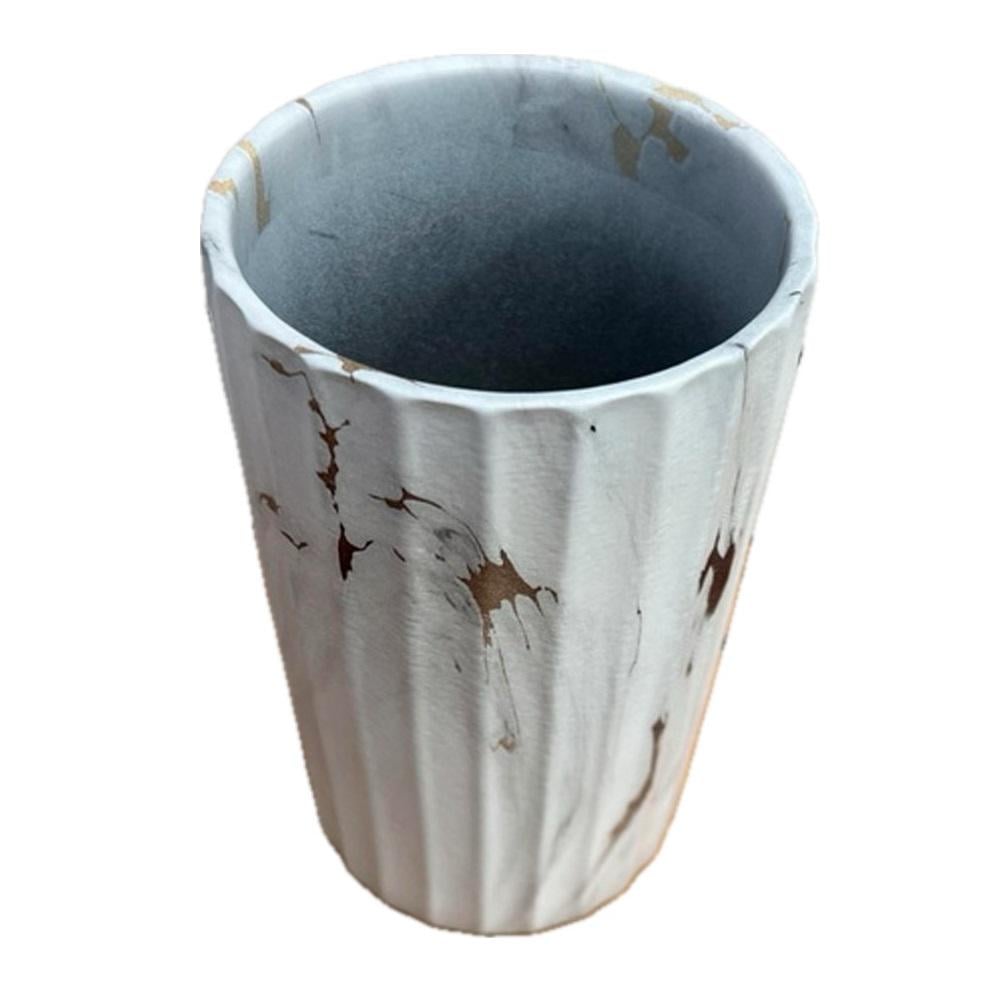 Ваза керамическая Stenson R93957 Craft 12х21 см (19557334)