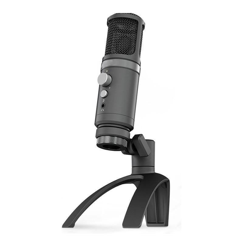 Микрофон студийный конденсаторный Manchez RE1000 со штативом USB Grey (3_00991)