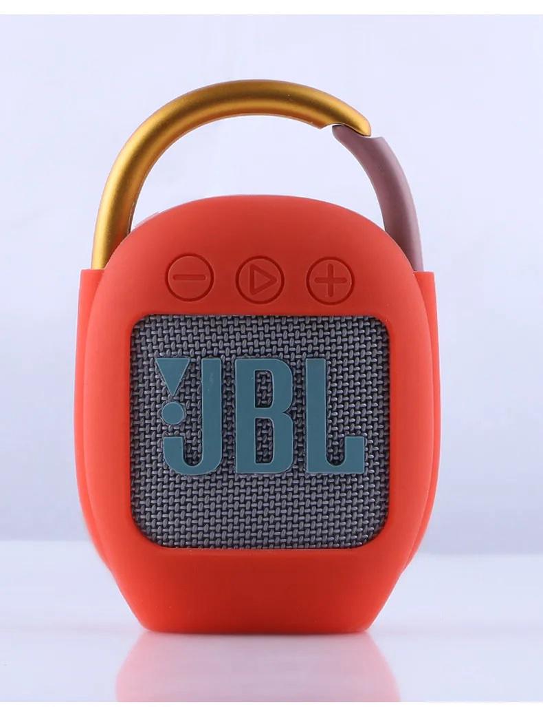 Чохол силіконовий для портативної акустики JBL Clip 4 Червоний (825-2) - фото 5