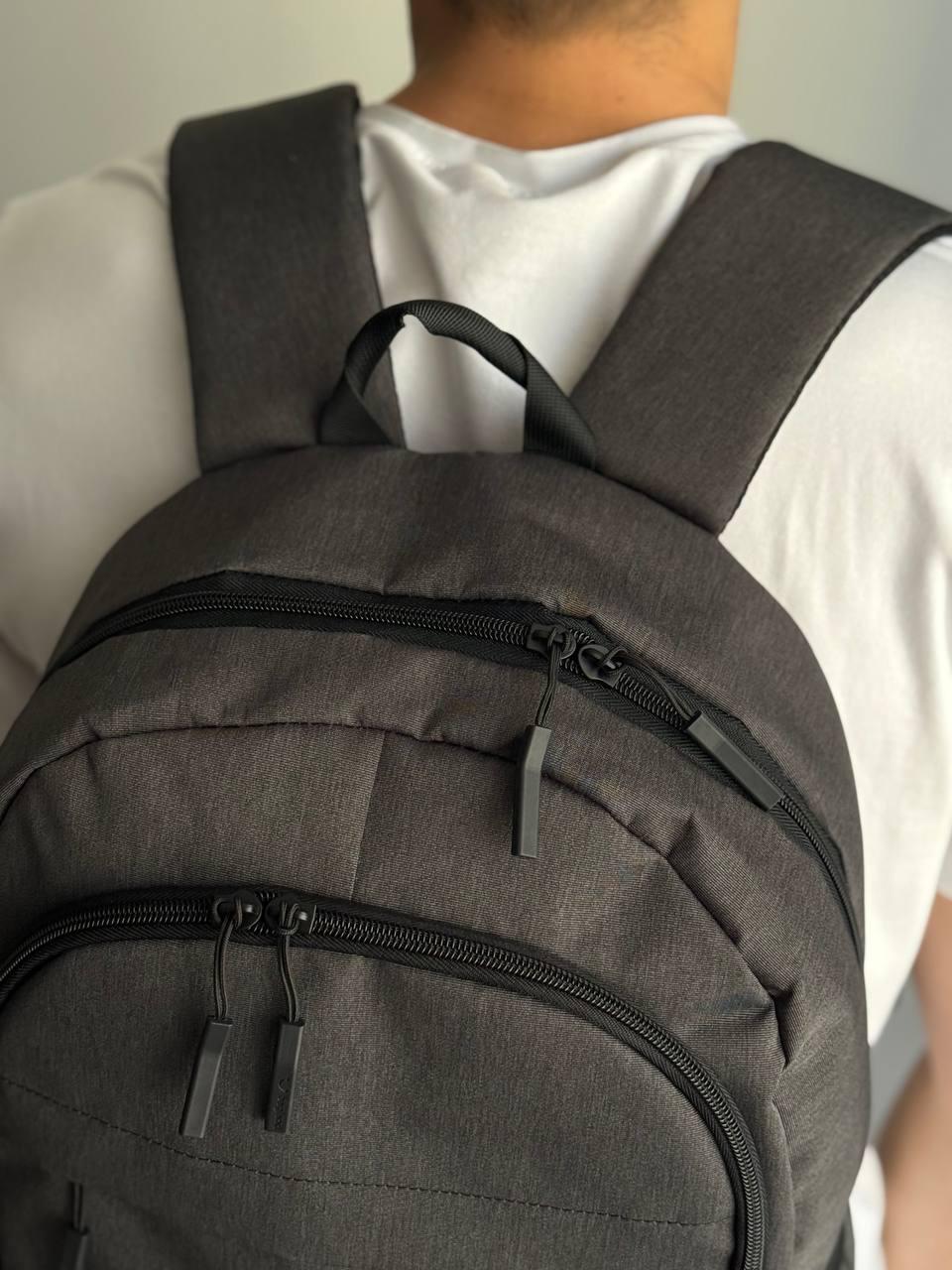 Рюкзак для ноутбука Bagland Cyclone мужской 21 л Серый (1111) - фото 5