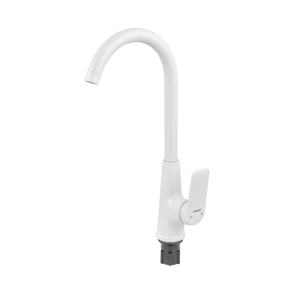 Смеситель PLAMIX LUCAS-011 с высоким изливом однорычажный пластик Белый (b-PM0714) - фото 5 Смеситель PLAMIX LUCAS-011 с высоким изливом однорычажный пластик Белый (b-PM0714) - фото 5