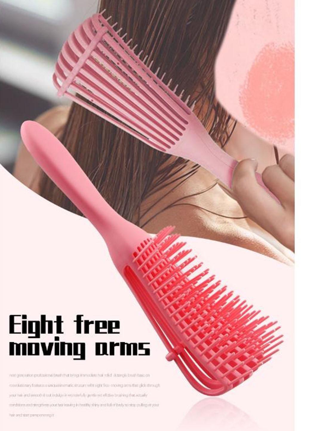 Расческа для волос Good Idea Silicone comb для всех типов волос Розовый (6052U) - фото 5