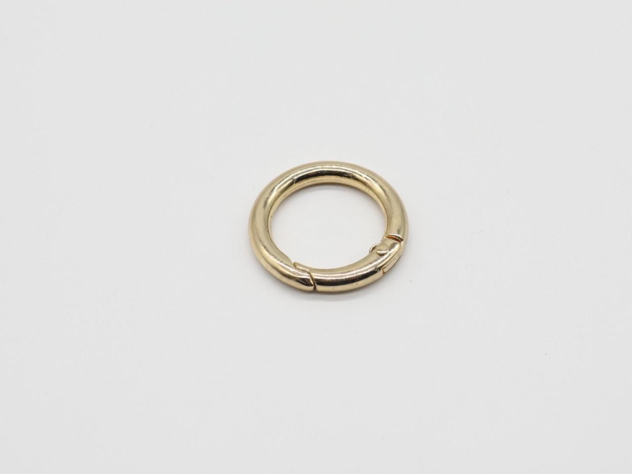 Кольцо для ключей самозажимное 28 мм Золотой (638519889)