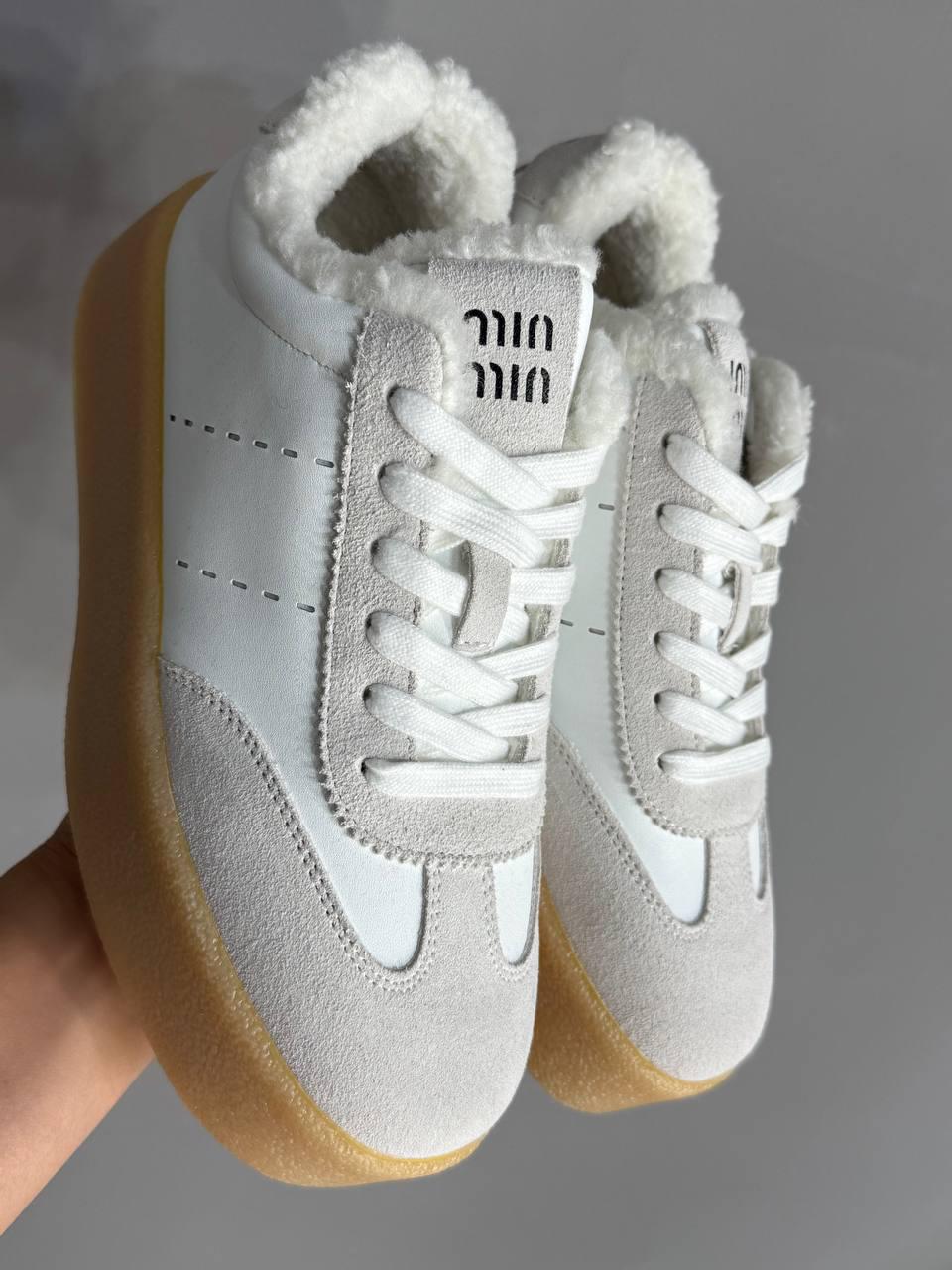 Кеды женские Hengji 632-23 утепленные кожаные с замшей на меху р. 41 Белый (5385) - фото 2 Кеды женские Hengji 632-23 утепленные кожаные с замшей на меху р. 41 Белый (5385) - фото 2