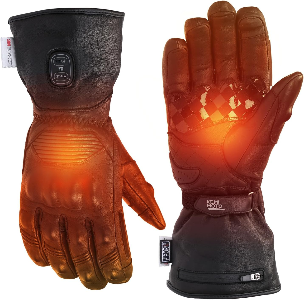 Перчатки аккумуляторные с подогревом КЕМИМОТО 3 режима 40-55°С 6000mAh L (2896118973)