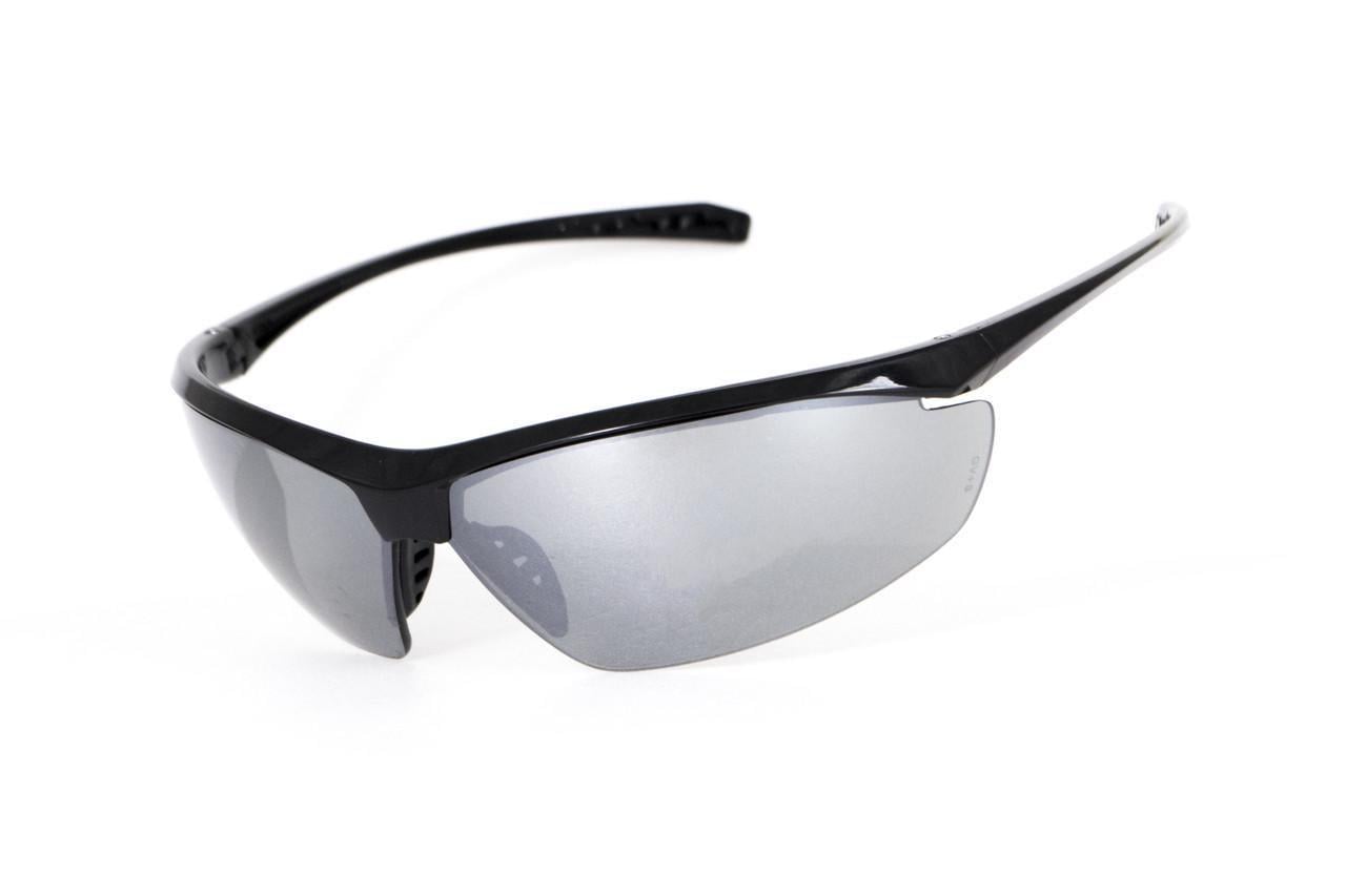 Очки защитные Global Vision Lieutenant flash зеркальные Серый