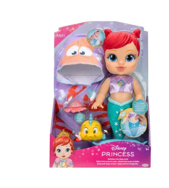 Лялька Disney Princess Ariel Baby Bath Doll