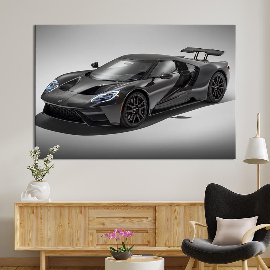 Картина на холсте Автомобиль Ford GT 51x34 см (1259-1)