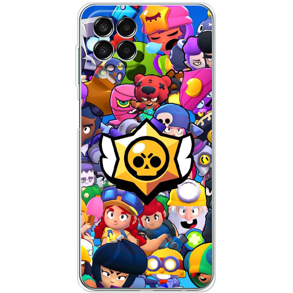 Чохол BoxFace Samsung Galaxy M33 5G (M336) Brawl Stars Прозорий силікон (44472-up2389-44472)