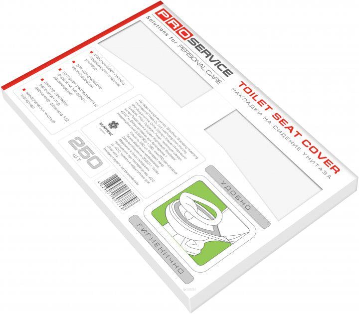 Накладки на сиденье унитаза PRO 250 шт. (31 032)