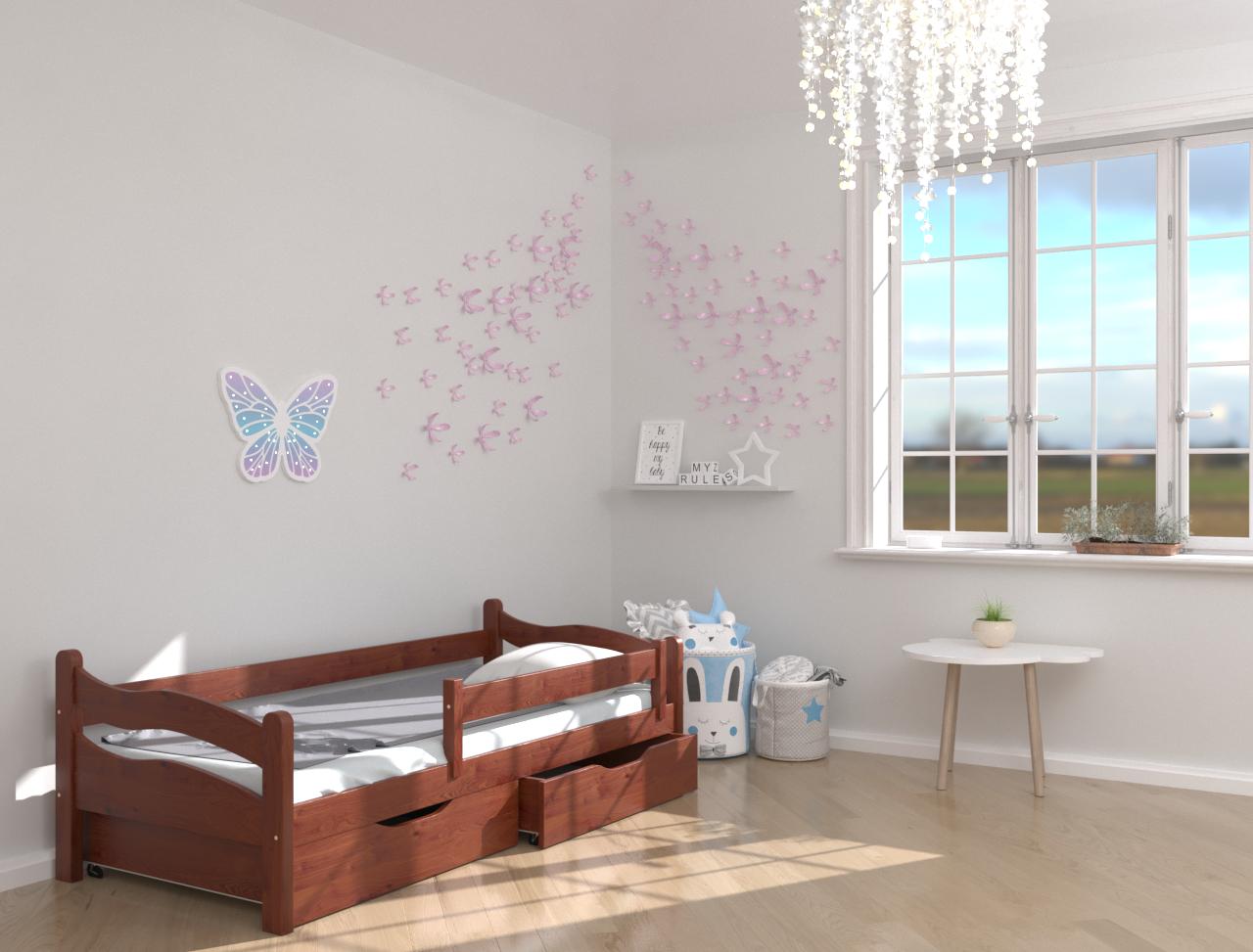 Кровать в детскую Luna mebli Злата 90x200 см Ольха (38696)