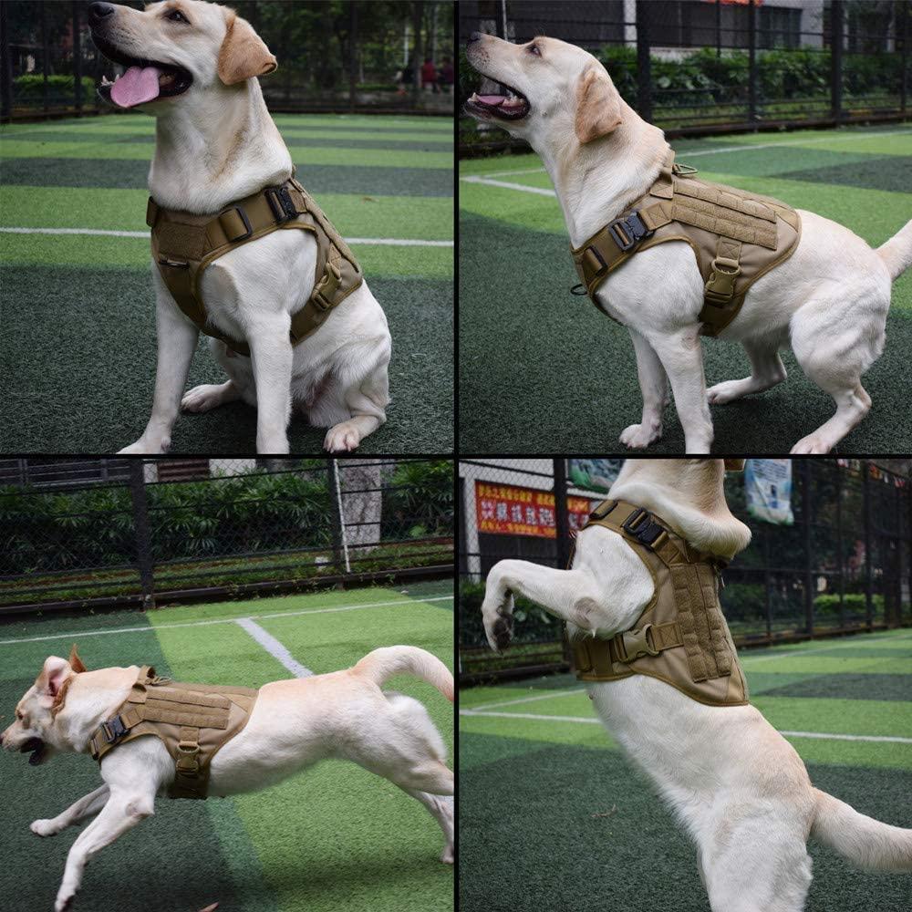 Шлея для собак Harness K9 Long с ручкой М 62-84 см Коричневый (1686266856) - фото 7