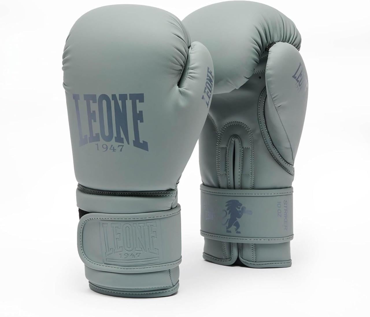 Боксерские перчатки Leone GN059 STRIKER 10 унций Grey (3019821143)