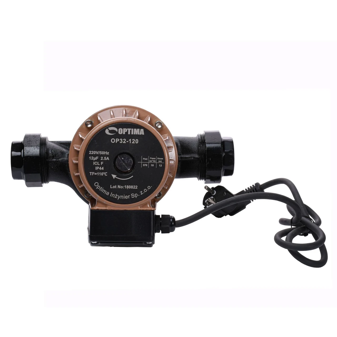 Насос циркуляційний Optima OP32-120 гайки/кабель з вилкою 220 мм (00001118)