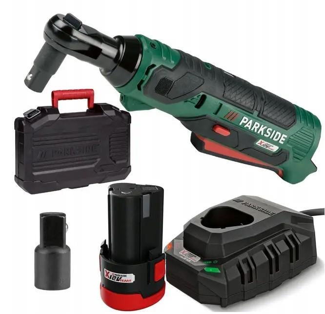 Гайковерт кутовий акумуляторний PARKSIDE PAR 12 B2/54 Нм 3/8 12 В/2,0 Ач (PAR 12 B2)