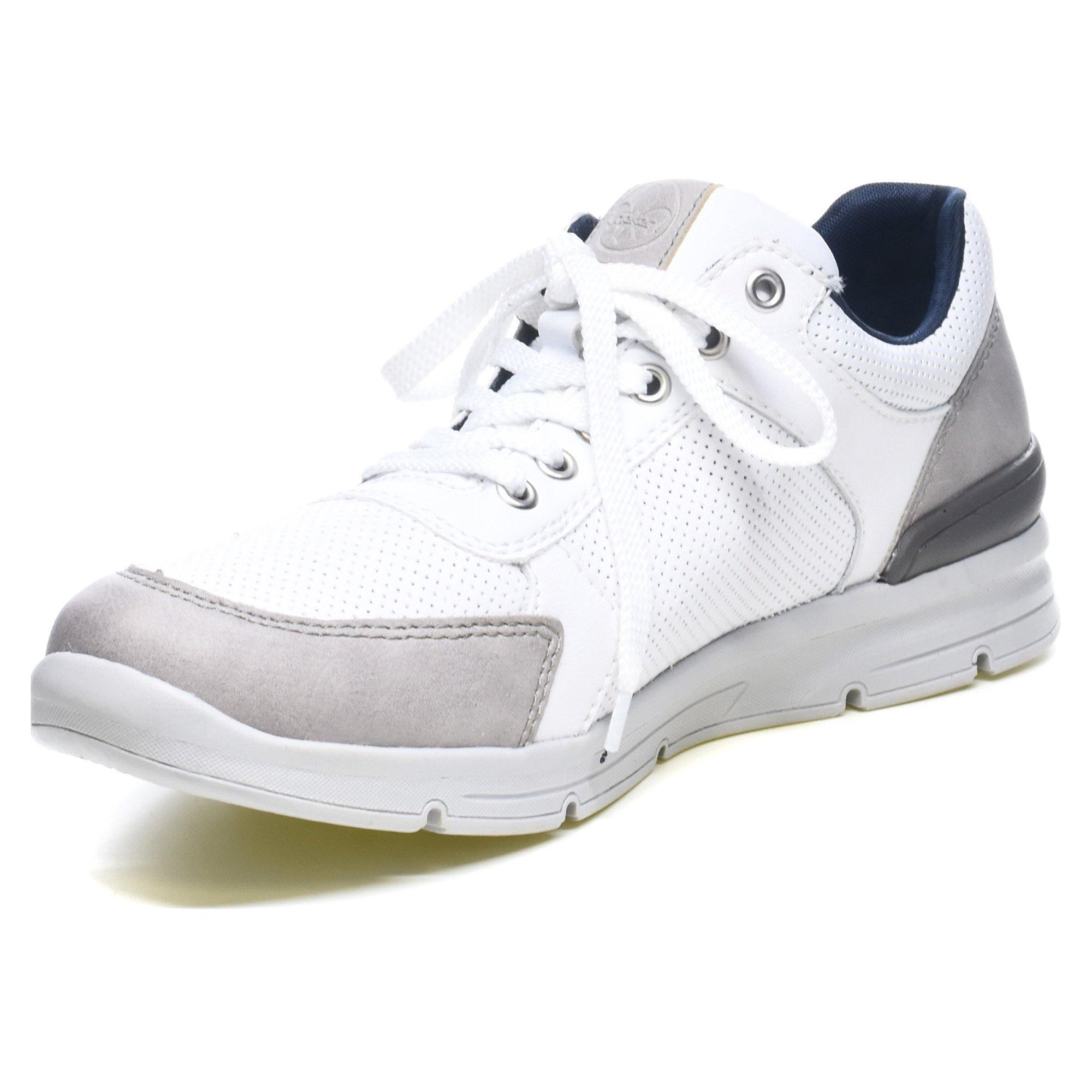 Кроссовки мужские Rieker р. 44 Белый/Серый (34930-44) - фото 3