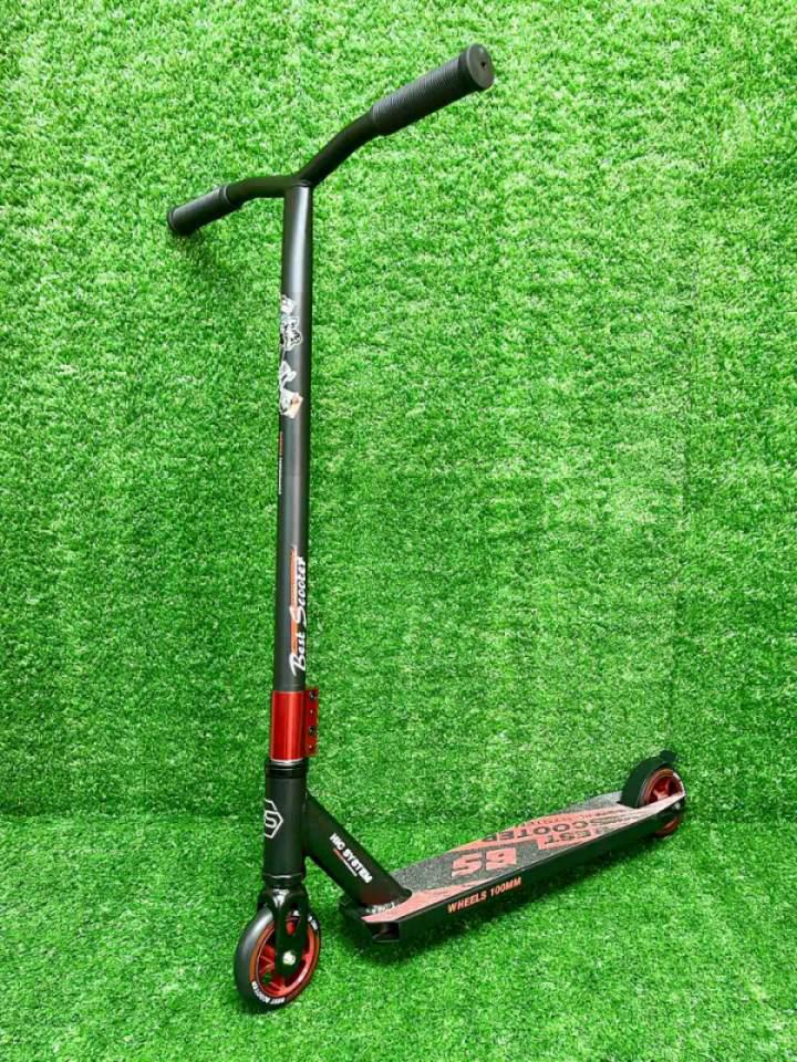 Самокат трюковой Best Scooter HIC система пеги алюминиевый диск и дека колеса PU Красный (С-40313) Самокат трюковой Best Scooter HIC система пеги алюминиевый диск и дека колеса PU Красный (С-40313)