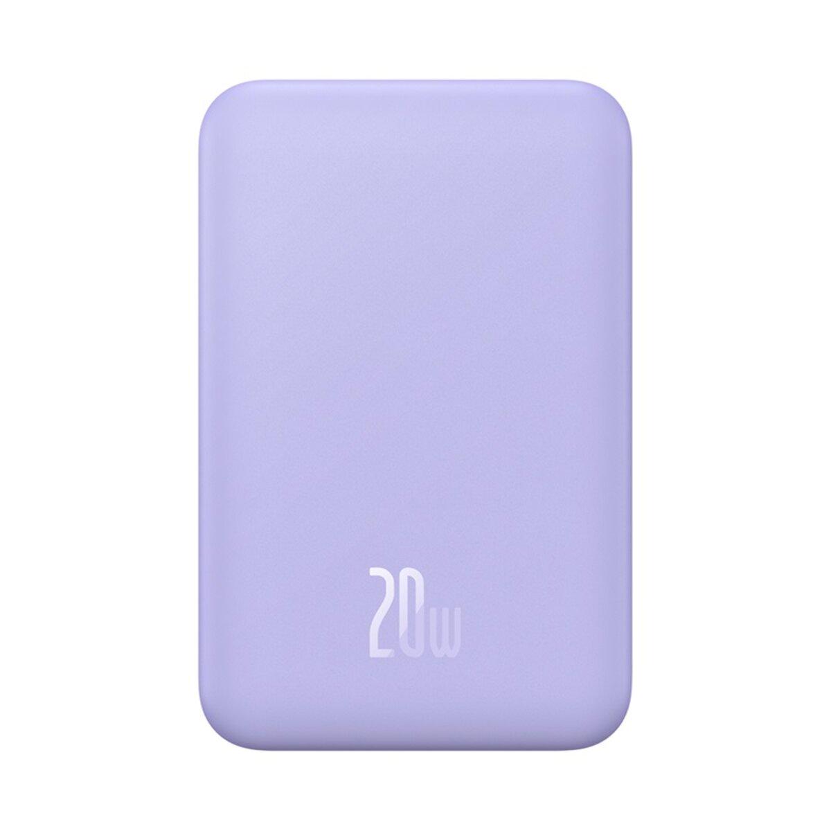 Повербанк BASEUS Magnetic Mini Wireless Fast Charge 20000 mAh 20W Purple (PPCX150005)