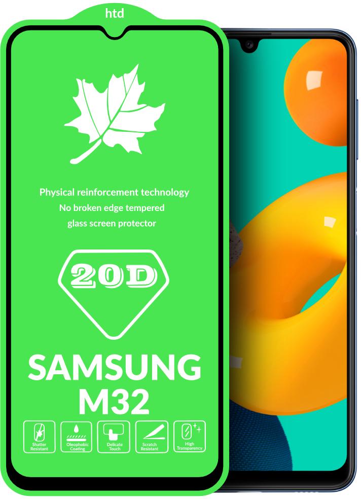 Защитное стекло 20D Glass для Samsung Galaxy M32 M325 большой радиус (25211) Защитное стекло 20D Glass для Samsung Galaxy M32 M325 большой радиус (25211)