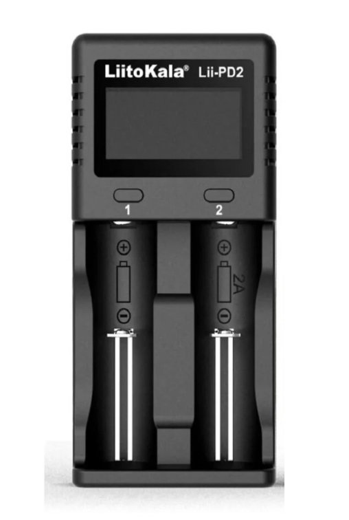 Зарядное устройство универсальное LiitoKala Lii-PD2 для аккумуляторов AA/AAA/18650/26650/21700 Li-Ion/LiFePO4 (2654603889) Зарядное устройство универсальное LiitoKala Lii-PD2 для аккумуляторов AA/AAA/18650/26650/21700 Li-Ion/LiFePO4 (2654603889)