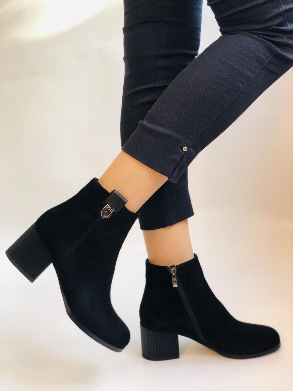 Ботильоны женские осенние Nadi Bella р. 38 24,5 см Черный (2292)