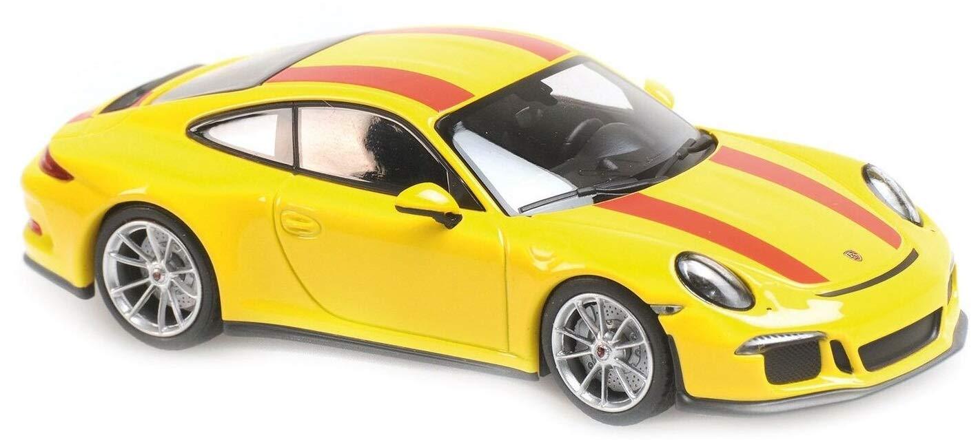 Модель автомобиля Minichamps 1:43 Porsche 911 R/991 2016 Yellow (940066221)