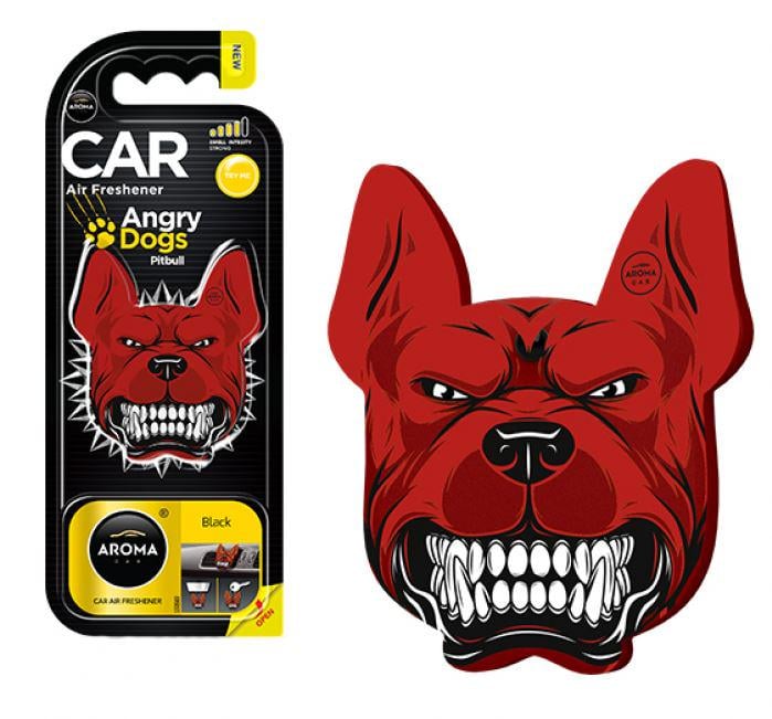 Освіжувач повітря полімерний для обдуву Aroma Angry Dogs Black 83185 (506714)